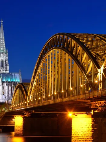 Produit Cathédrale et Pont Hohenzollern de Cologne Image