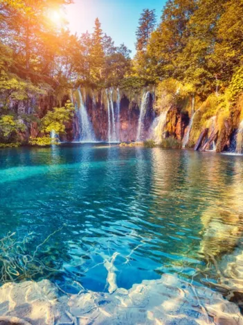 Produit Parc National des Lacs de Plitvice, Croatie Image