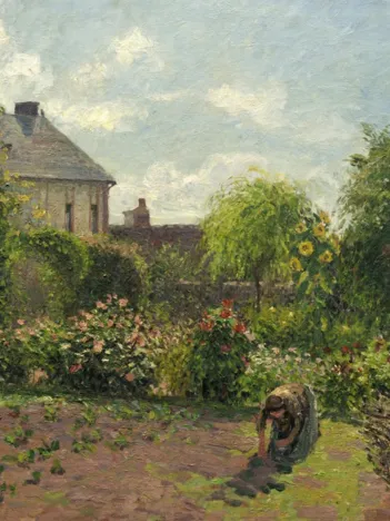 Produit Camille Pissarro : Le Jardin de l'Artiste à Eragny, 1898 Image