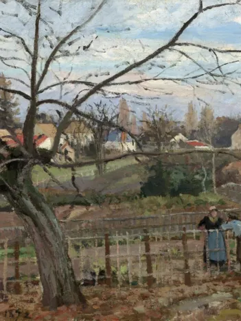 Produit Camille Pissarro : La Barrière, 1872 Image