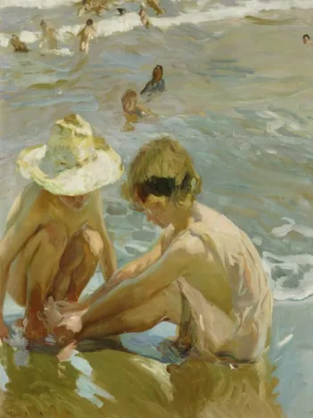 Produit Joaquin Sorolla y Bastida : Le Pied Blessé, 1909 Image