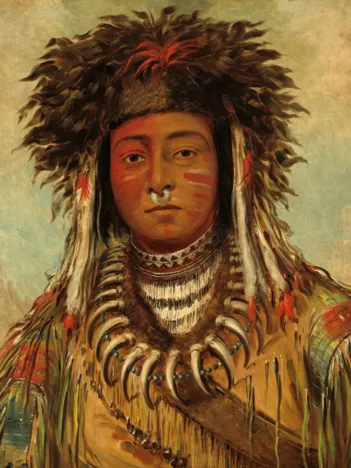 Produit George Catlin : Chef Indien - Ojibbeway, 1843 Image