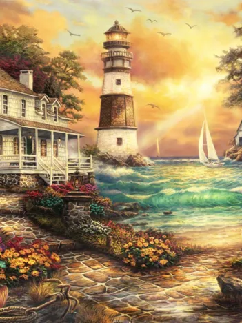 Produit Chuck Pinson - Cottage by the Sea Image