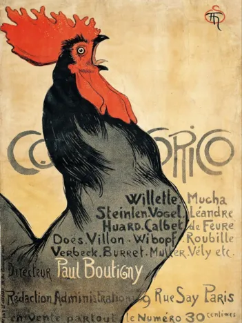 Produit Théophile-Alexandre Steinlen : Cocorico, 1899 Image