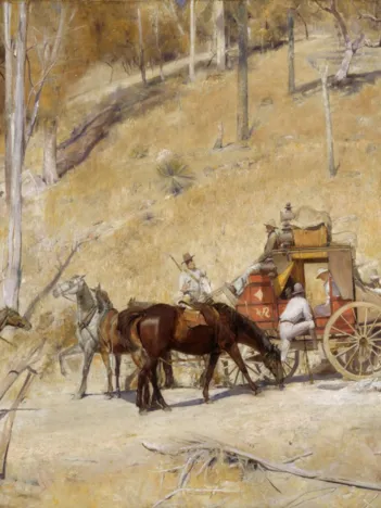 Produit Tom Roberts : Bailed Up, 1895 Image