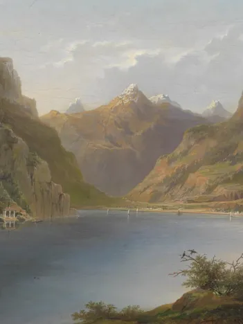 Produit Hermann Ottomar Herzog : Vierwaldstättersee, 1882 Image