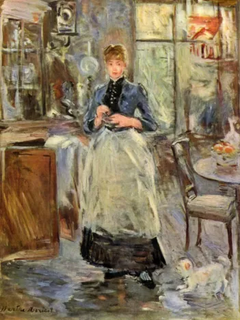 Produit Berthe Morisot : Dans la Salle à Manger, 1875 Image