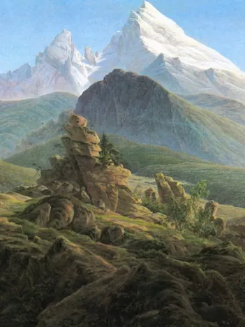 Produit Caspar David Friedrich - Le Watzmann, 1825 Image