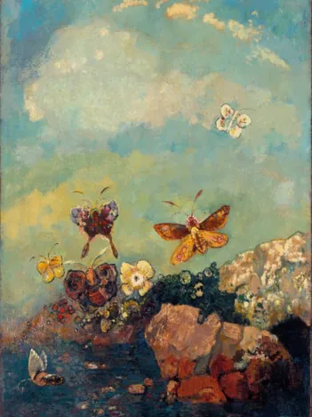 Produit Odilon Redon - Papillons, 1910 Image