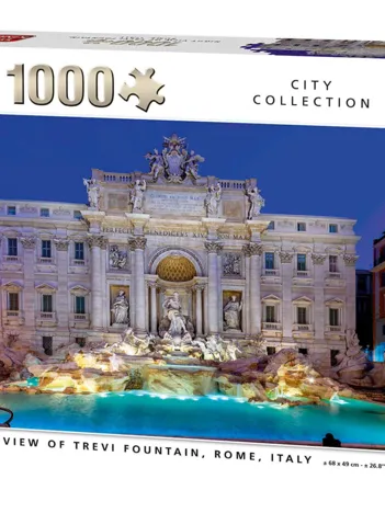 Produit Night View of Trevi Fountain Rome Image