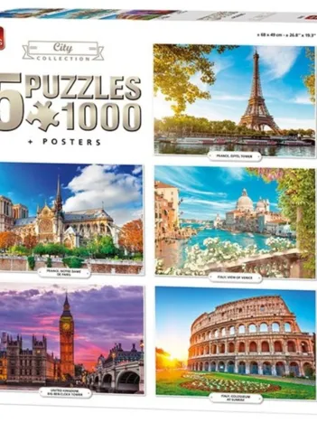 Produit 5 Puzzles - City Collection Image