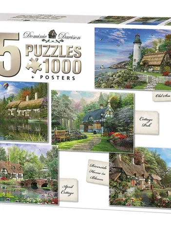 Produit 5 Puzzles - Cottages Image