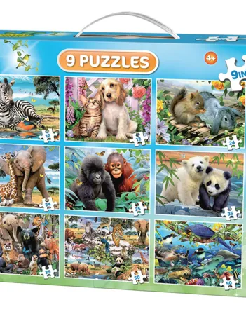 Produit 9 Puzzles - Animal World Image