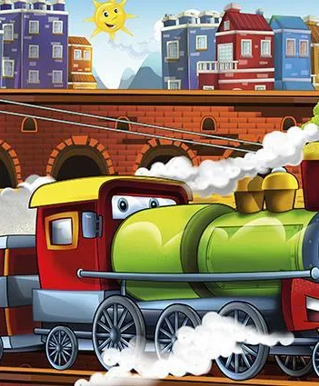 Produit Puzzle en Bois - Train Image