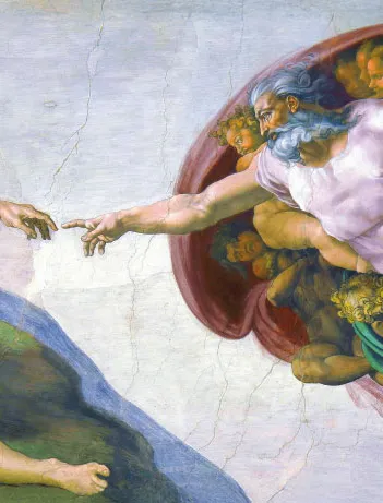 Produit Puzzle Panoramique - Museum Series - La Création D'Adam, Michel-Ange, 1511 Image