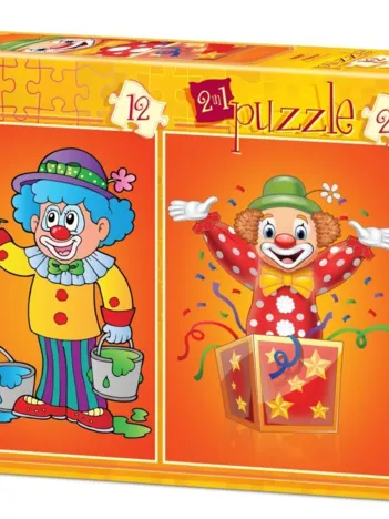 Produit 2 Puzzles - Clowns Image