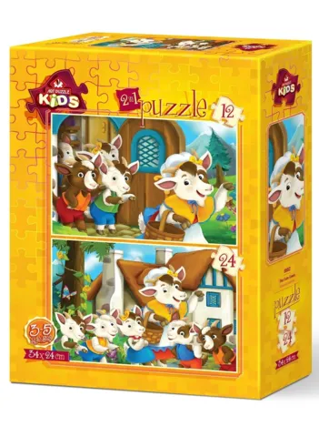 Produit 2 Puzzles - Chèvres Mignonnes Image