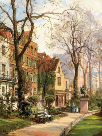 Produit William Edward Fox -  Marcher dans le Parc Image