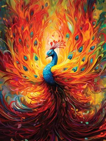 Produit Paon Multicolore Image