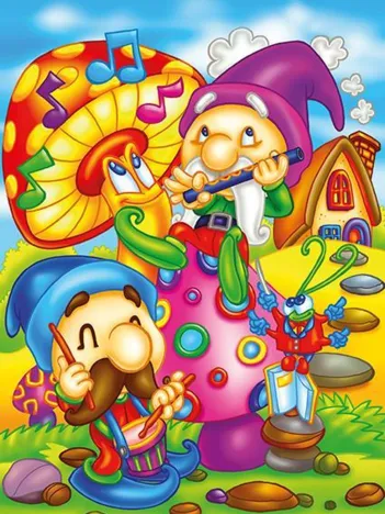 Produit Puzzle en Bois - Elfes Chantants Image