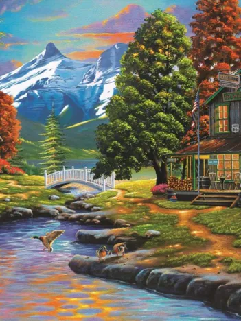 Produit Deux Côtés : Une Forêt Image