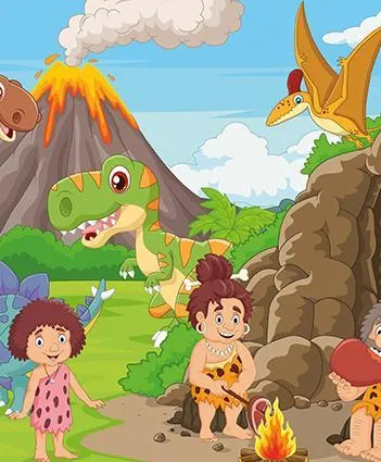 Produit Puzzle en Bois - Age de Pierre Image