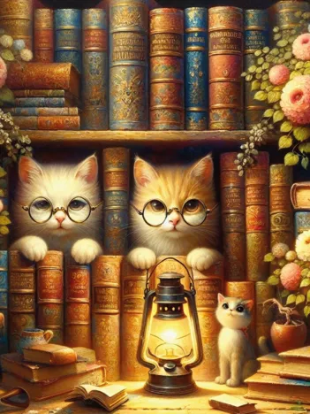 Produit Pièces XXL - La Bibliothèque des Chatons Érudits Image