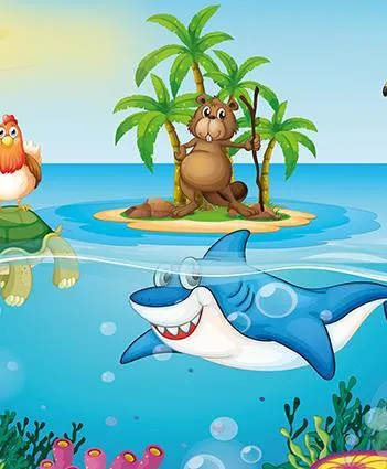 Produit Puzzle en Bois - Poule en Vacances Image