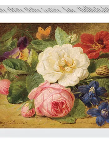 Produit Russian Museum -  Josef Lauer. Bouquet of Flowers with a Snail Image