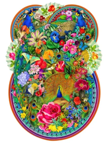 Produit Puzzle en Bois - Spectacular Peacock Image