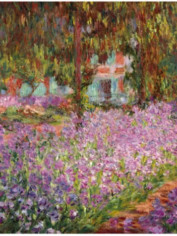 Produit Puzzle en Bois - Claude Monet - The artist's garden in Giverny Image