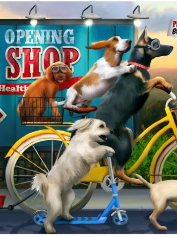 Produit Puzzle en Bois - Off to the Market! Image