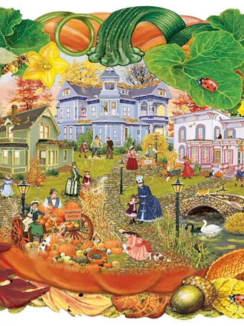 Produit Puzzle en Bois - Victoriana Pumpkin Image