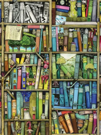 Produit Puzzle en Bois - Colin Thompson : Bibliothèque Magique Image