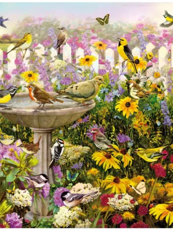 Produit Puzzle en Bois - Greg Giordano : Bird Bath Bonanza Image