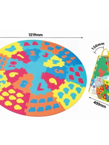 Produit Tapis de Puzzle en Mousse pour Bébé à partir de 10 mois Image