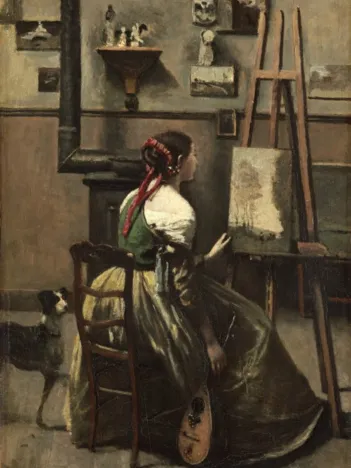 Produit Jean-Baptiste-Camille Corot : Atelier de l'Artiste, 1868 Image