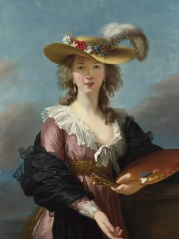 Produit Elisabeth Vigée-Lebrun : Autoportrait au Chapeau de Paille, 1782 Image