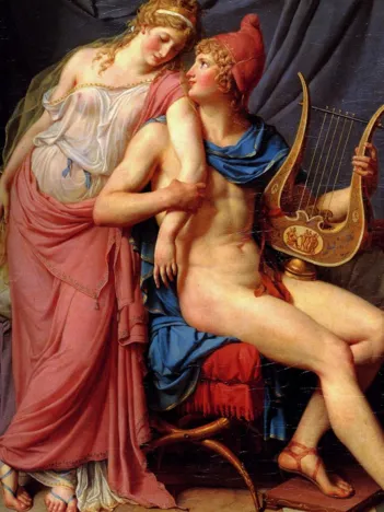 Produit Jacques-Louis David: L'amour d'Hélène et Paris (détail), 1788 Image