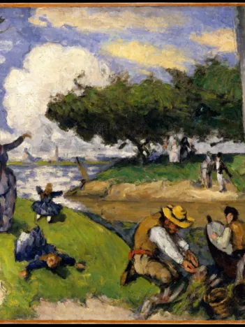 Produit Paul Cézanne: Les Pêcheurs (Scène Fantastique), 1875 Image