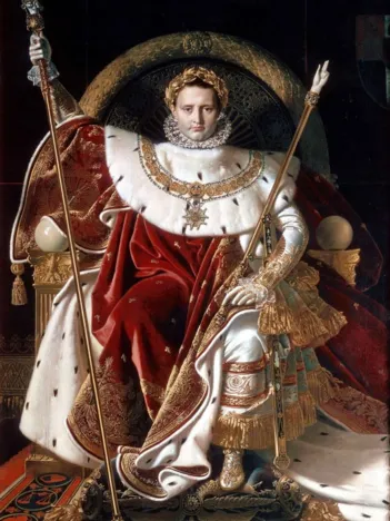 Produit Jean-Auguste-Dominique Ingres : Napoléon sur le trône impérial, 1806 Image