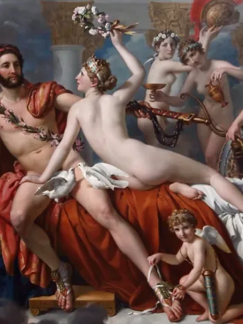 Produit Pièces XXL - Jacques-Louis David: Mars désarmé par Vénus, 1824 Image