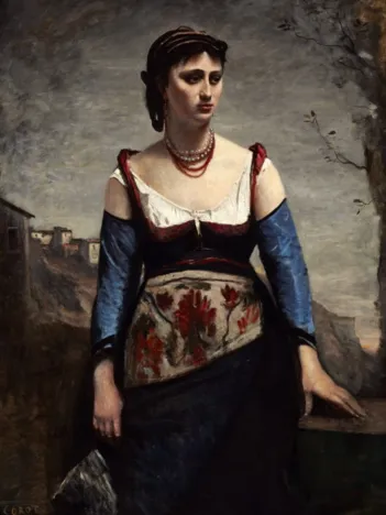 Produit Jean-Baptiste-Camille Corot : Agostina, 1866 Image
