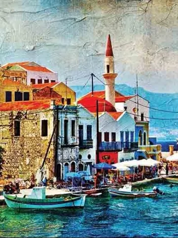 Produit A Pretty Island in Mediterraenan Sea Image