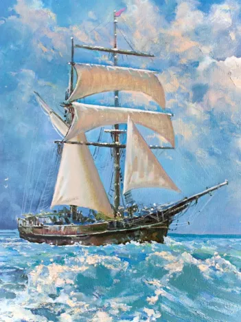 Produit Sailboat in the Ocean Image