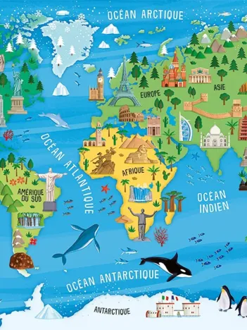 Produit Carte du Monde Image