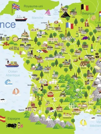 Produit Carte de France Image