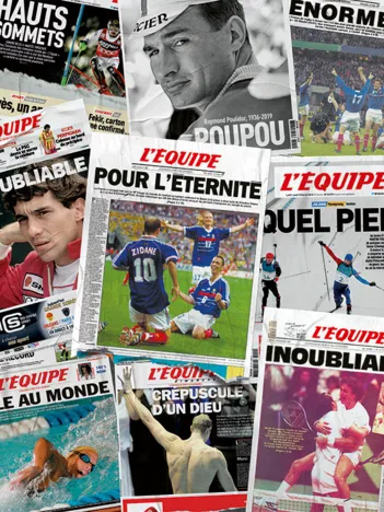 Produit Les Unes Emblématiques / L'Equipe Image