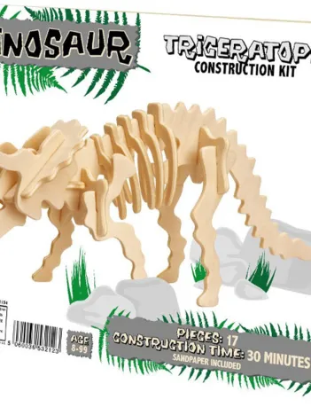 Produit Puzzle 3D en Bois - Triceratops Image