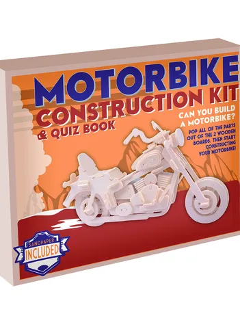 Produit Puzzle 3D en Bois - Moto Image